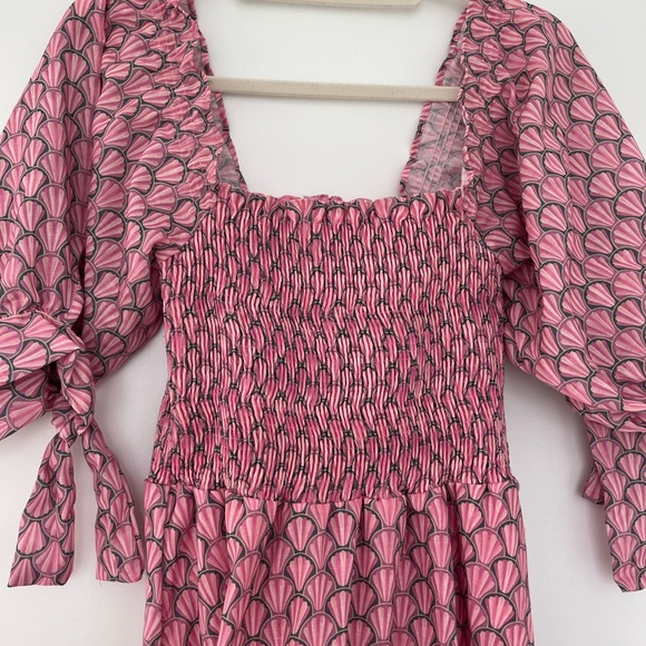 PEIXOTO PINK PALOMA SEASHELL DRESS Size Medium NWT - Picture 4 of 8